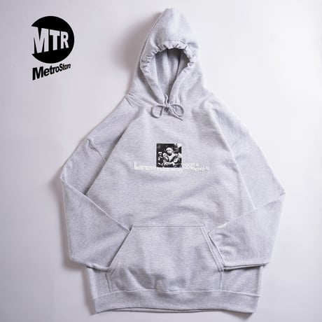 "BIG L DEBUT ALBUM AD" 8oz Hoodie ASH