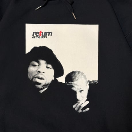 "Return of the 90's" HeavyWeight13.5oz Hoodie Black