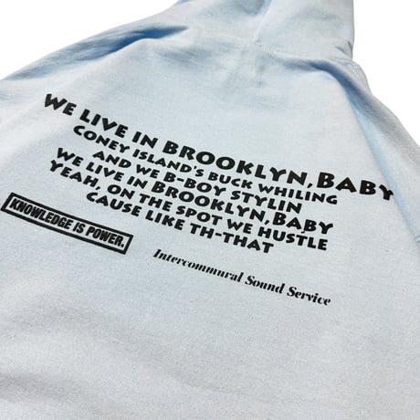 ”Return of the 90`s" BoroughCheck 8ozHoodie LightBlue