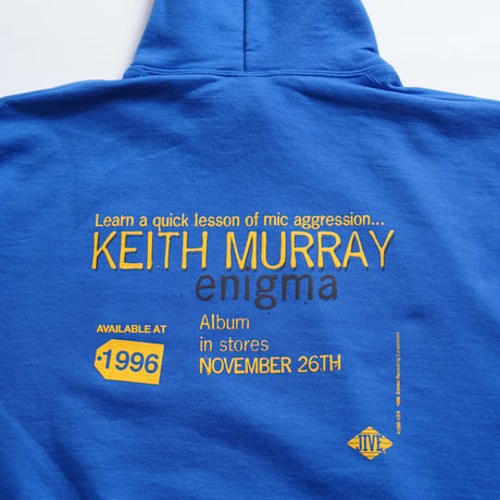 "AVAILABLE AT BESTBUY" KEITH MURRAY PROMO HOODIE  BLUE