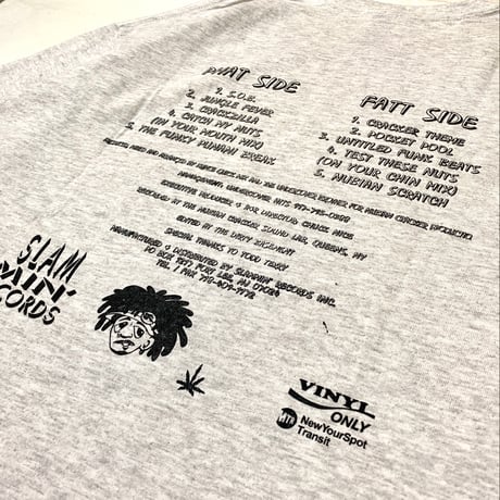 "SLAMMIN' Ⅲ "  OFFICIAL US COTTON 6ozTee ASH