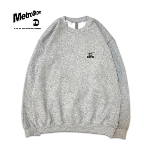 "125street AD"  8oz Sweat MixGray