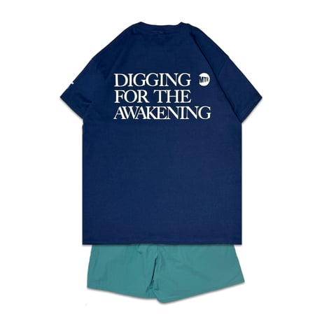 "THE AWAKENING" Pt1 6oz Cotton Tee Navy