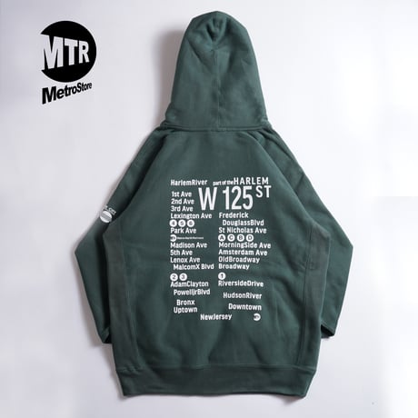 "THE HARLEM" 13.5oz HeavyWeight Hoodie Green