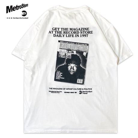 "THE MAGAZINE 1997" 6.1oz Garment Dyed Tee White