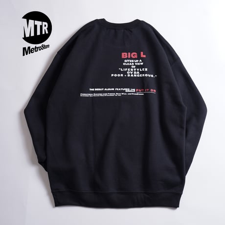 "BIG L DEBUT ALBUM AD" 8oz Sweat BLACK