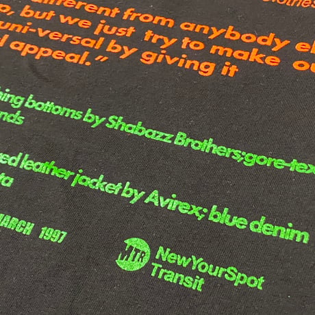 "THE TRACKMASTERS" 6.5oz HEAVY WEIGHT PROCLUB Tee Black