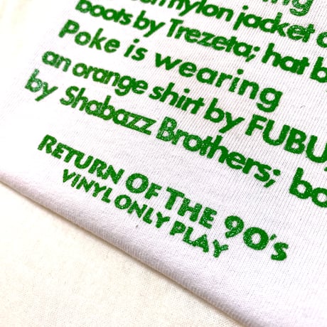 "THE TRACKMASTERS" 6.5oz HEAVY WEIGHT PROCLUB Tee White