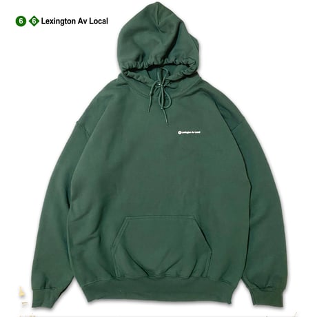 "Lexington Av Local" 8oz Hoodie Green