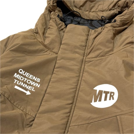 "MTR Bridge and Tunnels" NYLON Heavy JKT  BEIGE BROWN