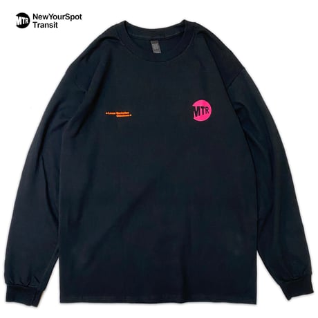 "mo' core" US COTTON 6oz L/S Tee Black