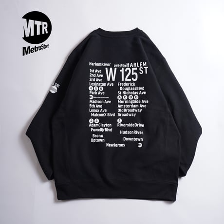 "THE HARLEM" 13.5oz HeavyWeight Sweat BLACK