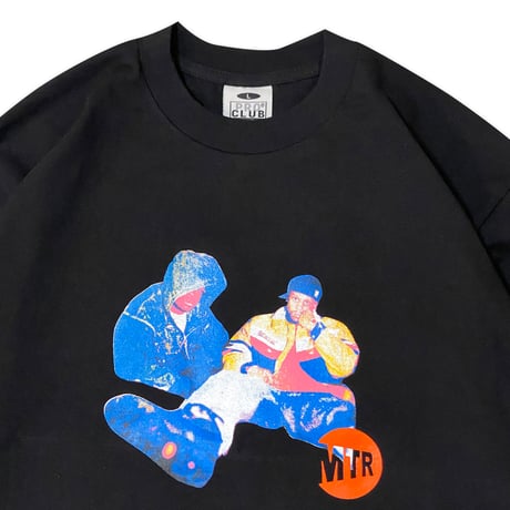"THE TRACKMASTERS" 6.5oz HEAVY WEIGHT PROCLUB Tee Black