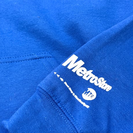 "MTR" 8oz Cotton Hoodie Blue