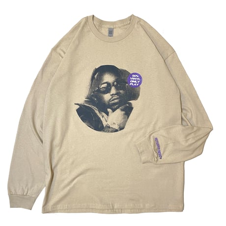 "Kool G Rap " 6oz US COTTON L/S Tee Sand