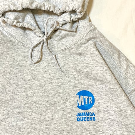 "JAMAICA QUEENS" 8oz Hoodie AshGrey