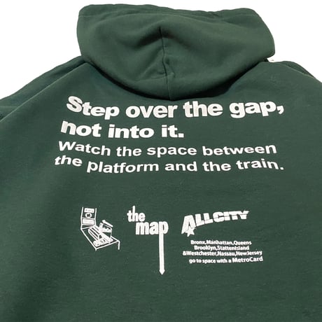 "MetroCardMessage" Hoodie  ForestGreen