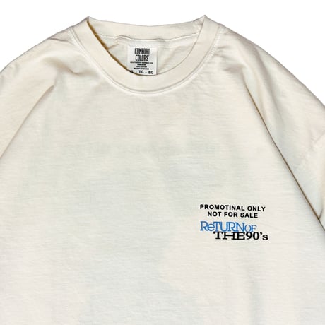 "Return Of The 90's" GarmentDyed 6.1oz Tee Ivory
