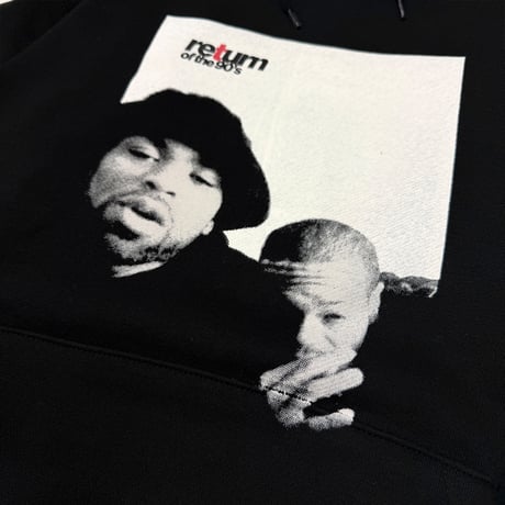 "Return of the 90's" 10oz Hoodie Black