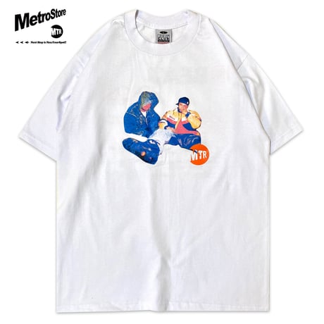 "THE TRACKMASTERS" 6.5oz HEAVY WEIGHT PROCLUB Tee White