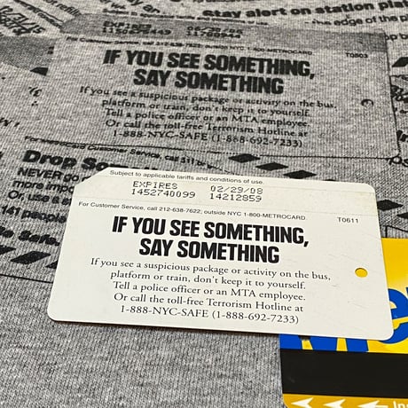 "The MetroCard" 6.5oz HeavyWeight L/S Tee Grey