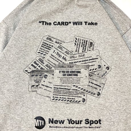 "The MetroCard" 6.5oz HeavyWeight Tee Grey