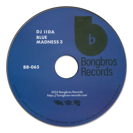 BLUE MADNESS3  MIX CD by DJ IIDA