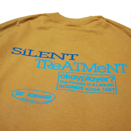 "SilenTreatment"  6.5oz HeavyWeight S/S Tee Mastard