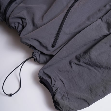 "THE HARLEM" Reversivle NYLON FREECE JKT GREY