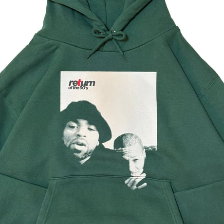 "Return of the 90's" 10oz Hoodie  Green