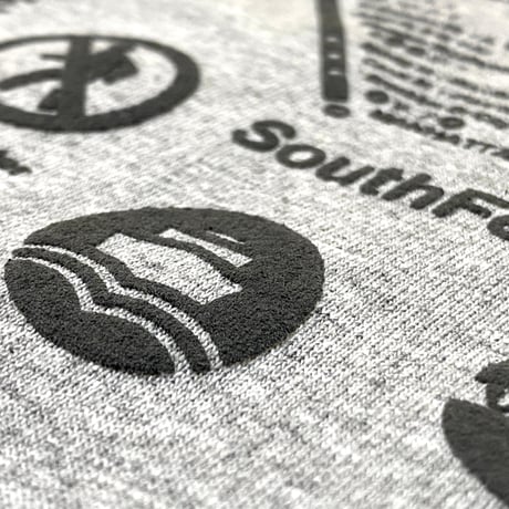 "Lexington Av Local" 6.5oz HeavyWeight L/S Tee Gray