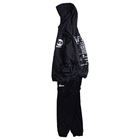 "THE HARLEM" Reversivle NYLON FREECE JKT BLACK