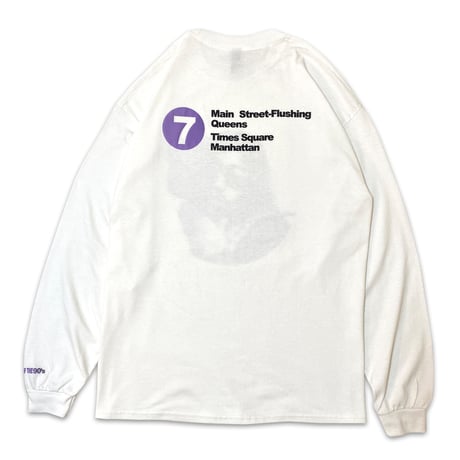 "Kool G Rap " 6oz US COTTON L/S Tee White