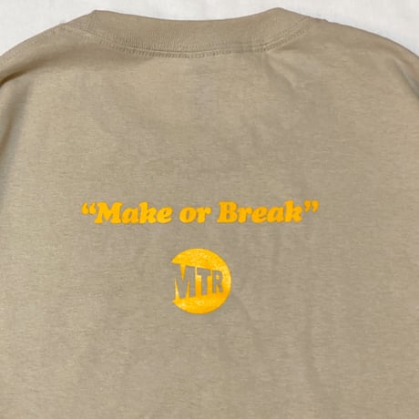"The SPORTS pt2" 6oz US COTTON L/S Tee SAND