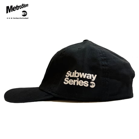 "SubwaySeries" Cotton Cap Black