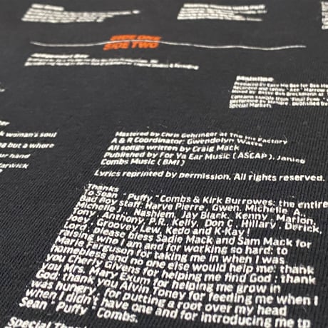 “CraigMack US ORIGINAL VINYL” Tee  BLACK