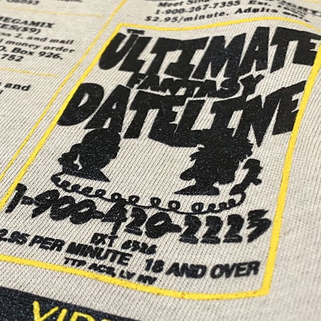 "CLASSIFIEDS 97" 6oz LongSleeve Tee  SAND