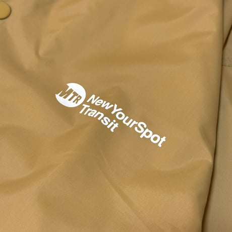 "MetroCard Farewell" NYLON COACH JKT  BEIGE