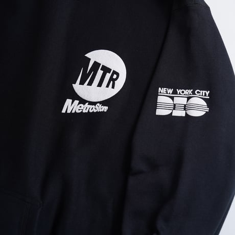 "THE HARLEM" 13.5oz HeavyWeight Hoodie BLACK