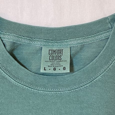 "THE MAGAZINE 1997" 6.1oz Garment Dyed Tee LightGreen