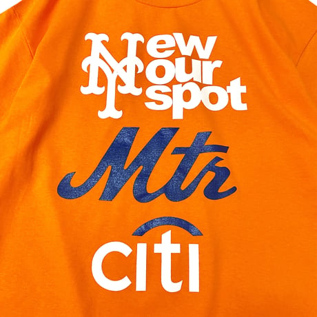 "WilletsPoint Tee" FrontPrint Orange