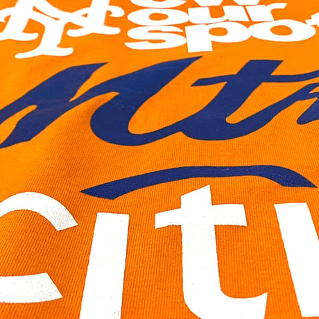 "WilletsPoint Tee" BackPrint Orange