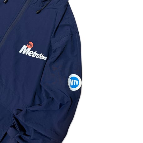 "MTR BASIC" NYLON ANNORAK PARKA NAVY