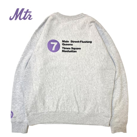 "The 7Train" 13.5oz HeavyWeight Sweat GreyHeather