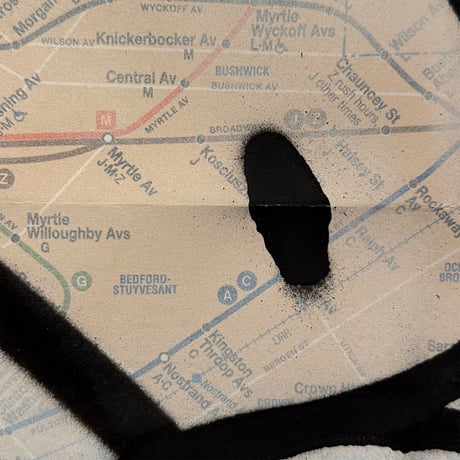ROB ADER "SUBWAY MAP ART"  pt2