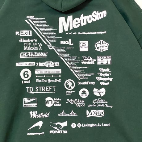 "Lexington Av Local" 8oz Hoodie Green