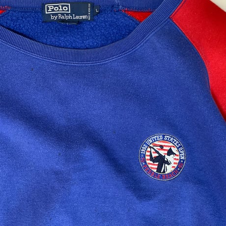 VINTAGE  POLO RALPHLAUREN  1992 US OPEN SWEAT