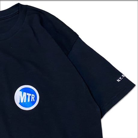 ”Do Not Lean On Door" 6oz S/S Tee Black