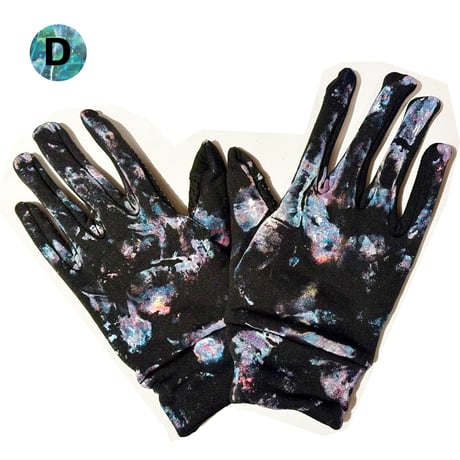 ”DotsFlow” Painting Gloves  size LL