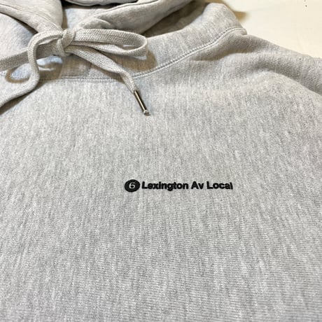 "Lexington Av Local" 13.5oz HeavyWeightHoodie AshGrey